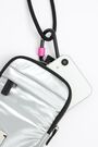 Silver nylon phone case Silver nylon phone case