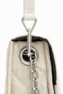 Bolso bandolera M nylon acolchado marfil Bolso bandolera M nylon acolchado marfil