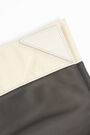 Bolso solapa S nylon acolchado marfil Bolso solapa S nylon acolchado marfil