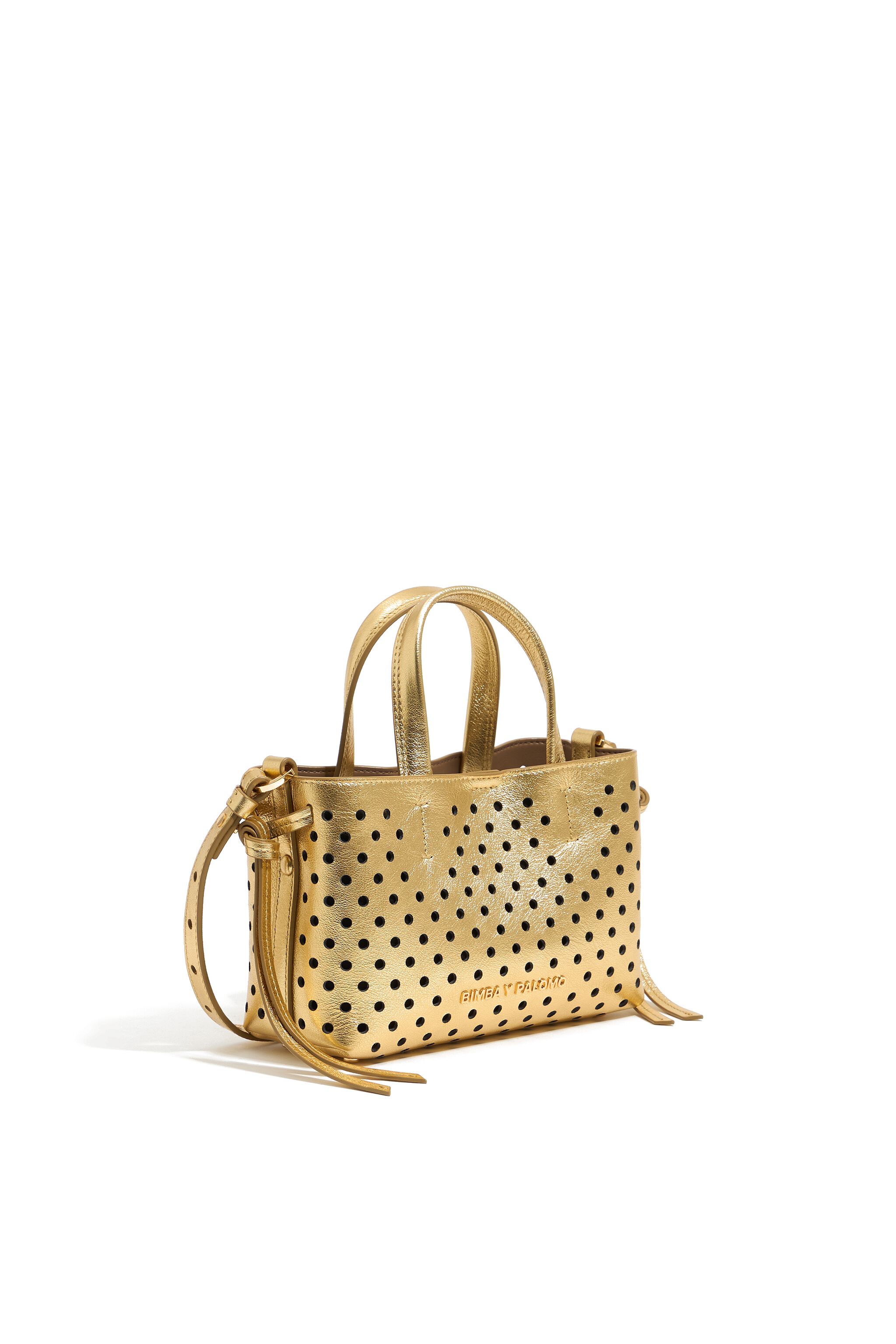 Mini transport perforated leather crossbody bag clearance