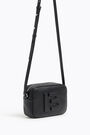 S black leather crossbody bag S black leather crossbody bag