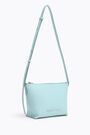 S blue leather trapezium crossbody bag S blue leather trapezium crossbody bag