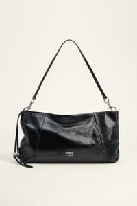 Bolsa sobre grande piel negra