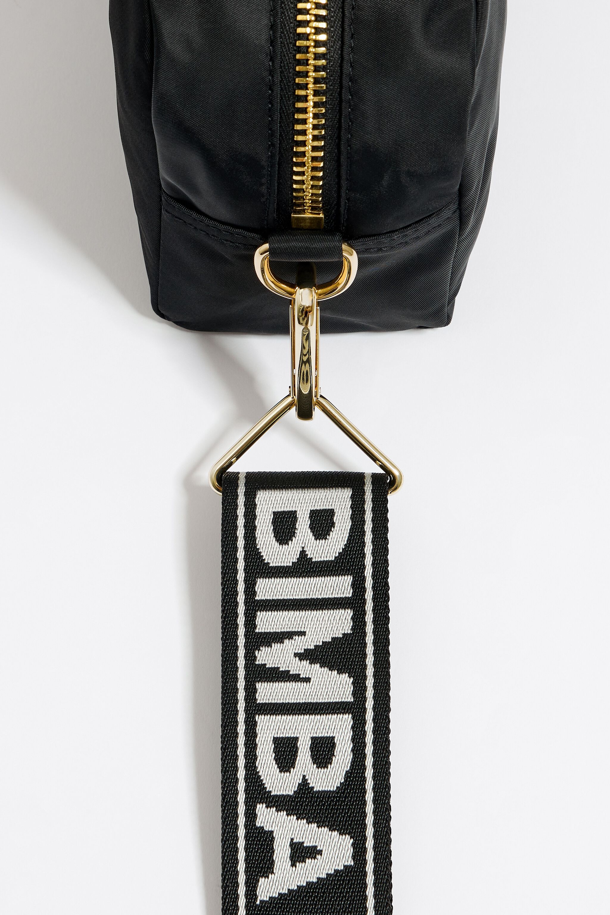 Bolso bandolera S nylon negro