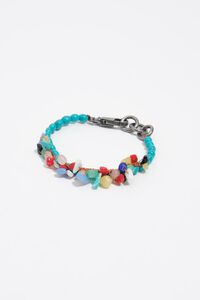 Pulsera piedras y perlas turquesa