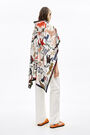 Light grey art brut animal scarf Light grey art brut animal scarf