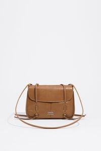 Bolsa mini de solapa piel miel
