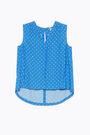 Fluid blue Dots blouse Fluid blue Dots blouse