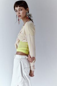 Aged silver metal silhouette and stones earrings