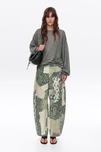 Dark gray melange wool sweater