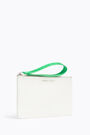 Pearl leather flat make-up case Pearl leather flat make-up case