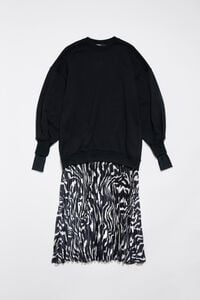 Vestido sudadera print Tiger Liquid