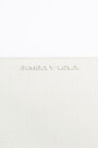 White leather flat make-up case White leather flat make-up case