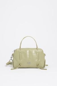 Mini pastel green leather Lolita bag