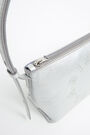 Bolso bandolera trapecio S piel plata Bolso bandolera trapecio S piel plata