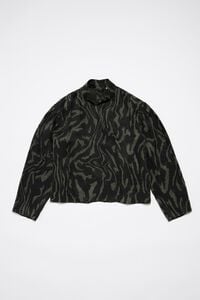 Blusa boxy Tiger Liquid verde