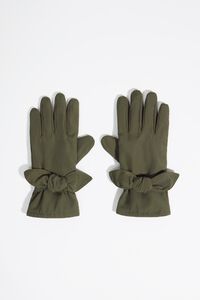 Khaki nylon gloves Khaki nylon gloves