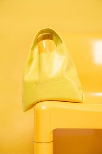 Bolsa bandolera Paper mini piel amarilla