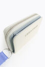 Cartera solapa piel blanca Cartera solapa piel blanca