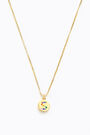 Letter S short golden necklace Letter S short golden necklace