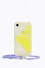 Funda iPhone XR confeti lima Funda iPhone XR confeti lima