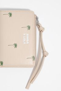 Cartera compacta Palms nuez