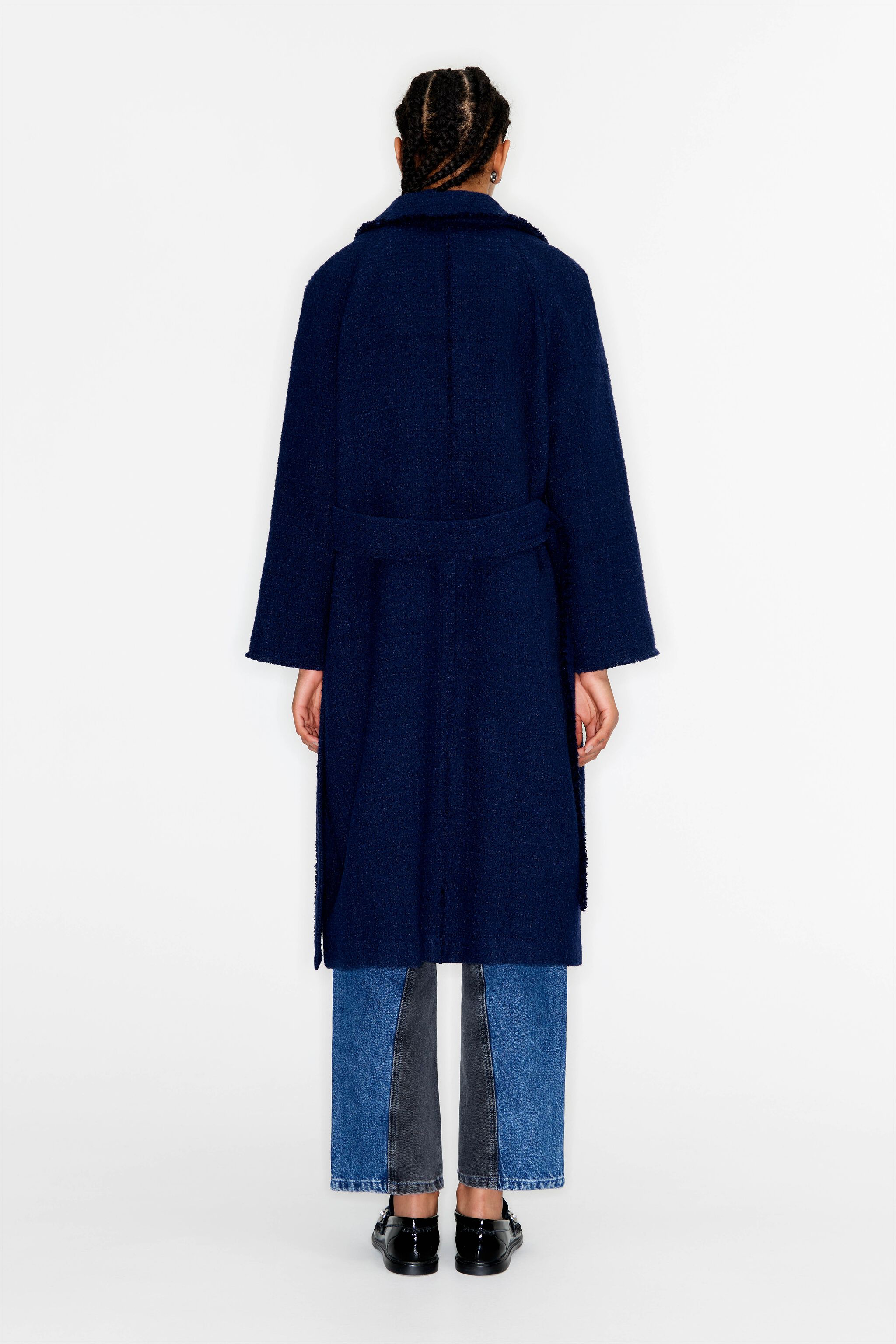 Jigsaw narrow belted coat sale