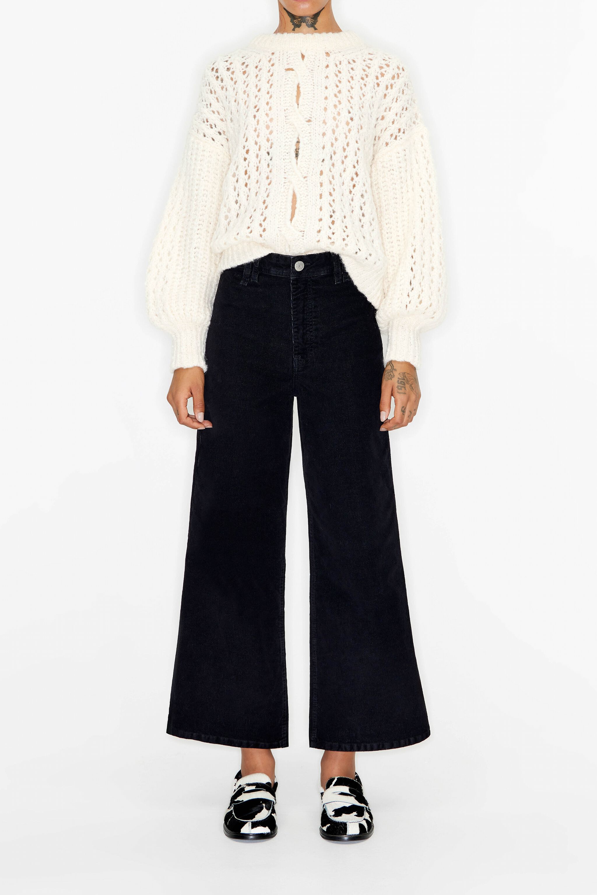 Black culotte 2025 trousers