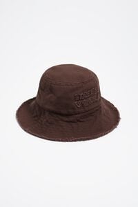 Gorro canvas lavado caf&eacute;