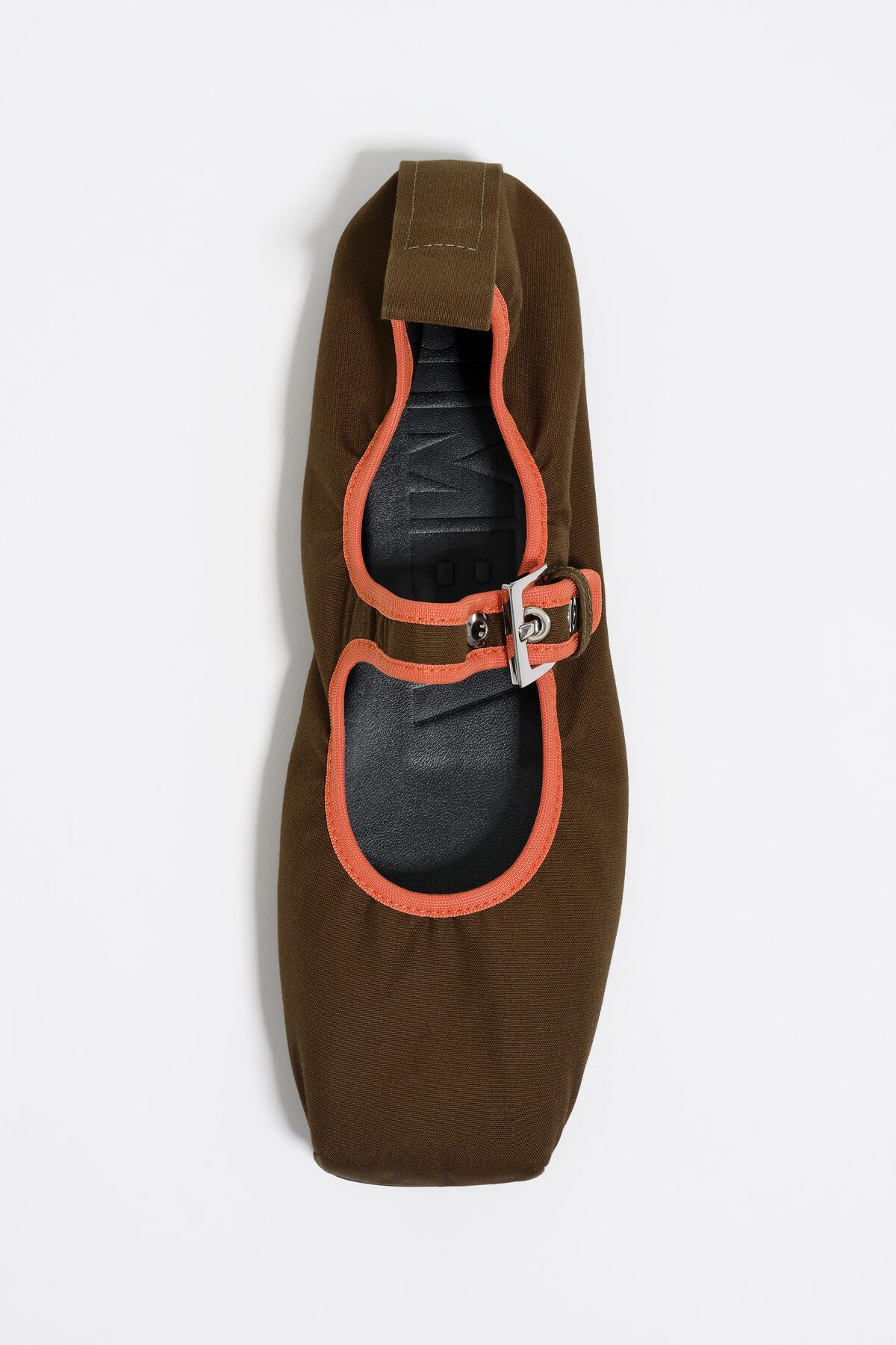 Zapatilla tejido encerado verde