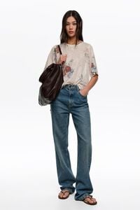 Camiseta recta devore seabed hueso