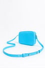 Bolso bandolera S piel azul neón Bolso bandolera S piel azul neón
