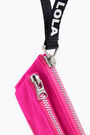 Cartera M nylon rosa neón Cartera M nylon rosa neón