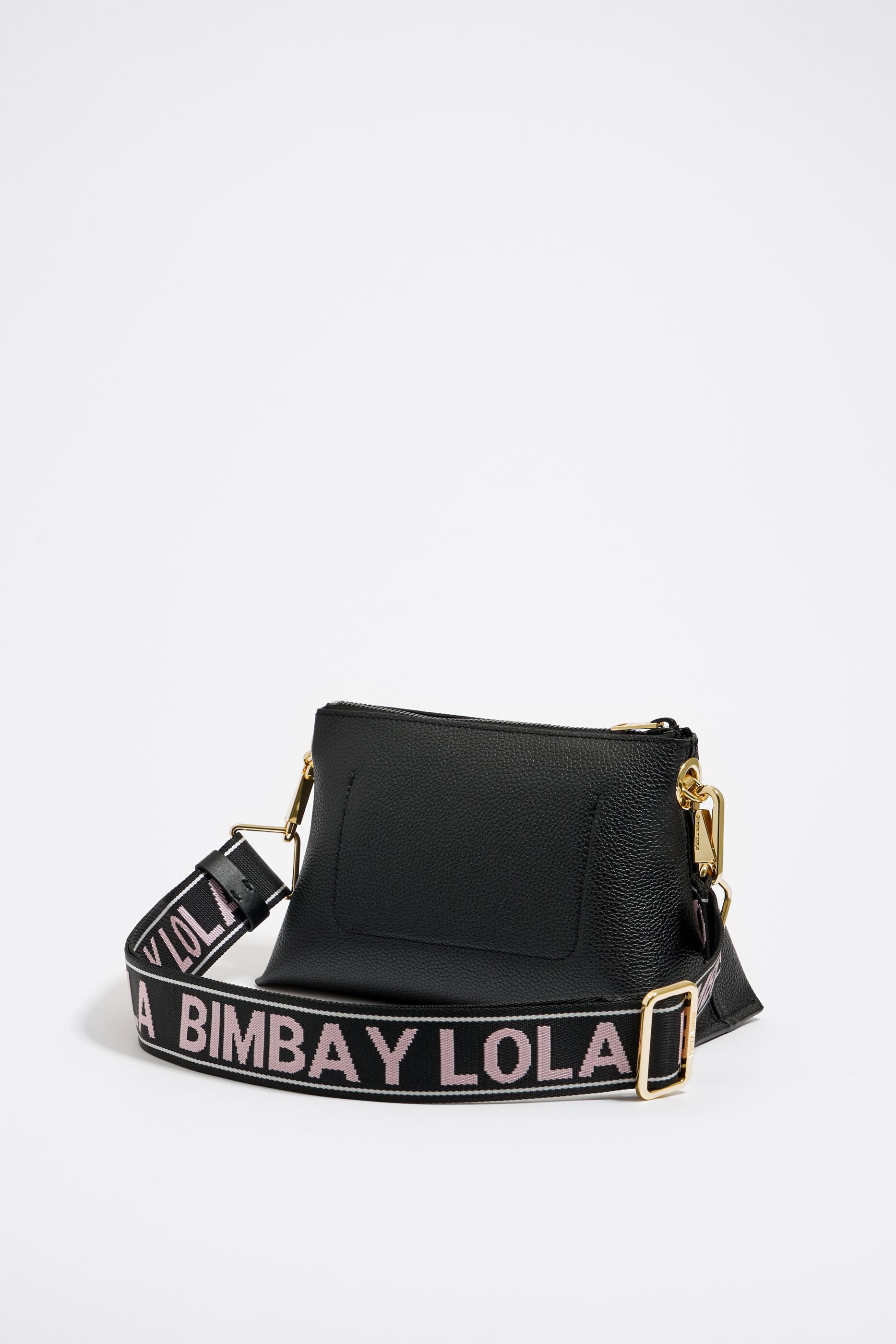 Bolsa trapecio S piel negro