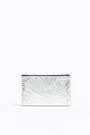 Cartera M nylon plata Cartera M nylon plata