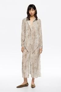 Vestido plisado maxilazos Snake topo Vestido plisado maxilazos Snake topo