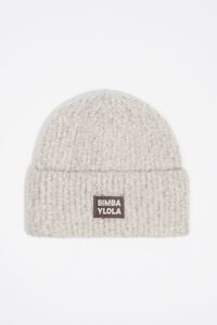 Gorro tejido lúrex marfil Gorro tejido lúrex marfil