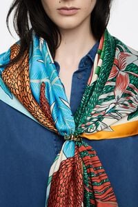 Anillo para pa&ntilde;uelo nudo dorado