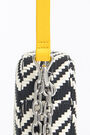 Bolso bandolera S trenzado blanco Bolso bandolera S trenzado blanco