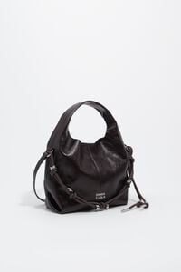 Bolsa Paper peque&ntilde;a piel espresso
