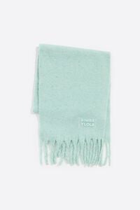 Bufanda cepillada azul