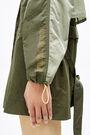 Gabardina corta nylon caqui Gabardina corta nylon caqui