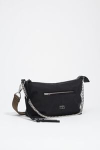 Large black nylon Madrid bag
