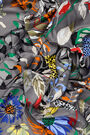 Pañuelo flores silvestres gris Pañuelo flores silvestres gris