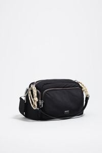 Bolsa pocket mediana nylon antracita oscuro