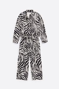 Jumpsuit cargo Zebra marfil