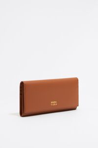 Tan leather continental wallet Tan leather continental wallet