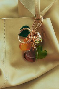 Llavero resina corazones