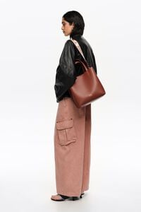 Bolsa Chihuahua grande piel nuez