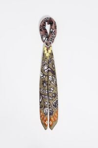 Charm bolsa pañuelo print Ikatmix caqui Charm bolsa pañuelo print Ikatmix caqui